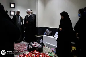 بازدید تولیت آستان قدس رضوی از موکب های خدمت رسان به زائرین پیاده حضرت رضا علیه السلام