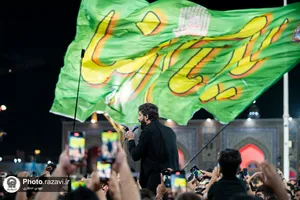 مراسم عزاداری شام غریبان حضرت رسول(ص) و امام حسن مجتبی(ع) در حرم مطهر رضوی