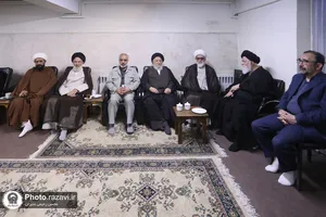 گرامیداشت شهدای خدمت در بیت آیت الله علم&zwnj;الهدی
