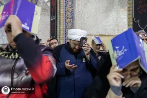 مراسم احیا شب بیست و یکم ماه مبارک رمضان در حرم مطهر رضوی - 3