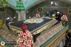 آیین اذن عزای ماه محرم در حرم مطهر رضوی-2