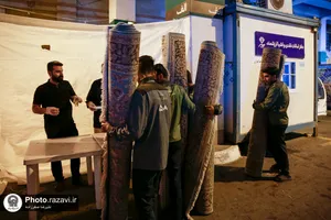 اسکان زائران دهه آخر صفر در پارکینگ&zwnj;های حرم مطهر
