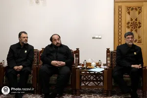 دیدار وزرای امور خارجه و راه و شهرسازی با تولیت آستان قدس رضوی