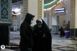 چایخانه حرم مطهر رضوی در ایام ولادت حضرت زهرا سلام الله علیها