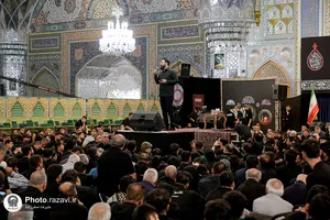 مراسم چهارپایه خوانی در حرم مطهر رضوی