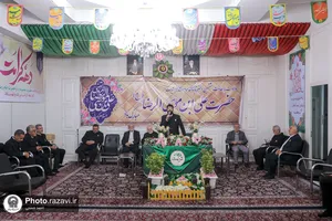 مراسم گلریزان آزادسازی زندانیان در حرم مطهر رضوی