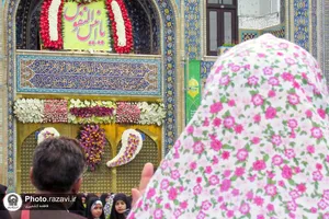 حال و هوای حرم مطهر رضوی در شب میلاد امام رضا علیه&zwnj;السلام -2