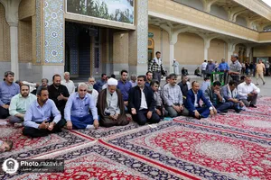 حضور خدام و کارکنان آستان قدس رضوی در مراسم سالگرد ارتحال امام خمینی(ره)