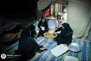 موکب خدمت رسانی به زائران در شاهرود