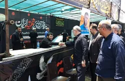 بازدید استاندار البرز از موکب‌های خادم‌یاری عزاداران رهبر شهید ایران +تصاویر