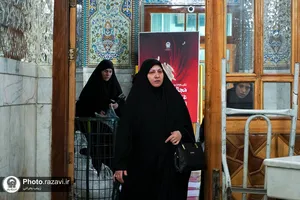 عزاداری سنتی بانوان عرب زبان در حرم مطهر رضوی