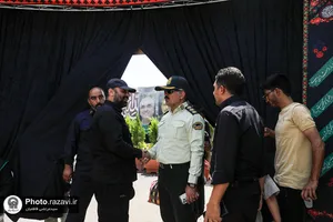 صیانت یگان حفاظت از مواکب اطراف حرم مطهر رضوی
