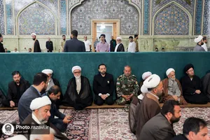 مراسم گرامیداشت سی و چهارمین سالگرد ارتحال امام خمینی در حرم مطهر رضوی
