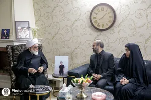 دیدار تولیت آستان قدس رضوی با خانواده شهدای حملات تروریستی رژیم صهیونیستی