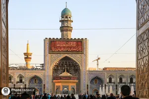 عزاداری تاسوعای حسینی در حرم مطهر رضوی