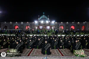 آیین خطبه&zwnj;خوانی شب عاشورای حسینی در حرم مطهر رضوی -2