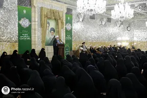 آیین اعطای احکام تبلیغی خواهران مبلغ حوزه علمیه خراسان