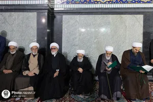 آئین بزرگداشت رهبر شهید انقلاب اسلامی در حرم مطهر رضوی