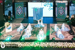 مراسم اهتزاز بزرگ&zwnj;ترین پرچم رضوی-٢