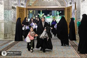 سفره باشکوه کریم اهل بیت علیهم&zwnj;السلام در حرم مطهر رضوی