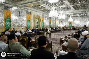 دیدار شرکت کنندگان کنگره جهانی حضرت رضا علیه&zwnj;السلام با تولیت آستان قدس رضوی