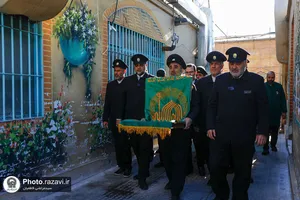 حضور خدام حرم مطهر رضوی در زندان مشهد