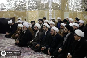 دیدار اعضاء مجمع خطبای حوزه علمیه خراسان با تولیت آستان قدس رضوی