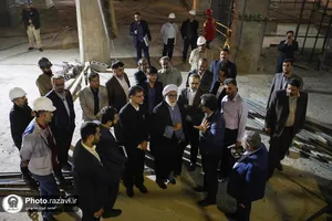 بازدید تولیت آستان قدس رضوی از فعالیت&zwnj;های عمرانی حرم مطهر