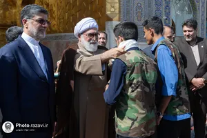 آیین آغاز سال تحصیلی مدارس در حرم مطهر رضوی