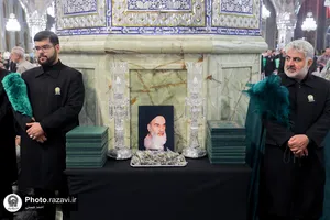 مراسم گرامیداشت سی و چهارمین سالگرد ارتحال امام خمینی در حرم مطهر رضوی