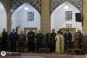 بزرگداشت مرحوم سیدرضا موید در حرم مطهر رضوی