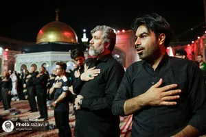 عزاداری هیئات مذهبی استان سمنان در حسینیه حرم