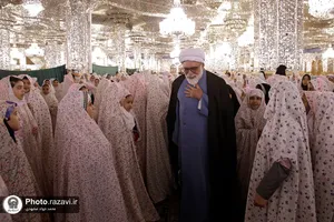 جشن تکلیف دوهزار نفری دختران مشهدی-1