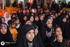 مراسم شام غریبان در حسینیه کودک حرم مطهر رضوی
