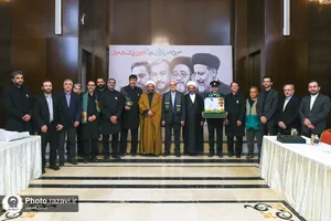 دیدار خدام حرم مطهر رضوی با سفیر ایران در لبنان