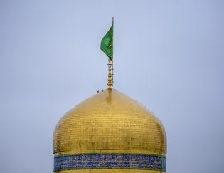 عکس با کیفیت : گنبد حرم مطهر رضوی