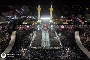 آیین خطبه&zwnj;خوانی شب شهادت امام رضا علیه&zwnj;السلام در حرم مطهر رضوی-2