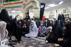 اعتکاف دانش&zwnj;آموزان دختر مدارس امام رضا(علیه&zwnj;السلام)