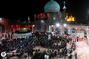 عزاداری هیئات مذهبی خراسان جنوبی در حسینیه حرم