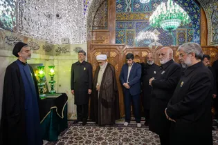 گرامیداشت اولین سالگرد شهادت آیت الله رئیسی در حرم مطهر رضوی
