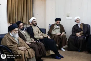 دیدار تولیت آستان قدس رضوی با نماینده ولی فقیه، علما و روحانیون در اهواز
