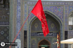 عزاداری روز عاشورای حسینی در حرم مطهر رضوی