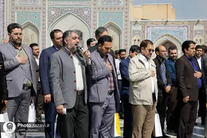 عرض ارادت مدیران و کارشناسان روابط&zwnj;عمومی&zwnj;ها به محضر حضرت امام رضا(ع)