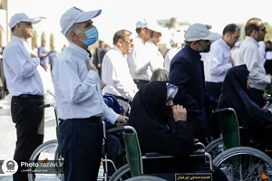 تشرف کاروان معین&zwnj;الضعفا به حرم مطهر رضوی