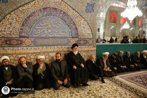 مراسم سالگرد ارتحال امام خمینی (ره) در حرم مطهر رضوی