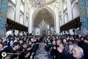 هیئت عزاداران استان گلستان در حسینیه حرم