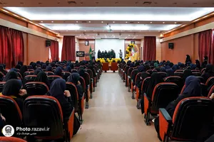 جشن فارغ&zwnj;التحصیلی دانش&zwnj;آموزان پایه نهم دبیرستان امام رضا علیه&zwnj;السلام