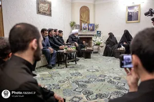 دیدار تولیت آستان قدس رضوی با خانواده شهدای حملات تروریستی رژیم صهیونیستی