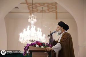 ویژه برنامه شب میلاد پیامبر اکرم (ص) و امام جعفر صادق (ع) با حضور زائران اردوزبان در رواق غدیر