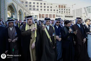 تشرف شیوخ عشایر عراق به حرم مطهر-۳